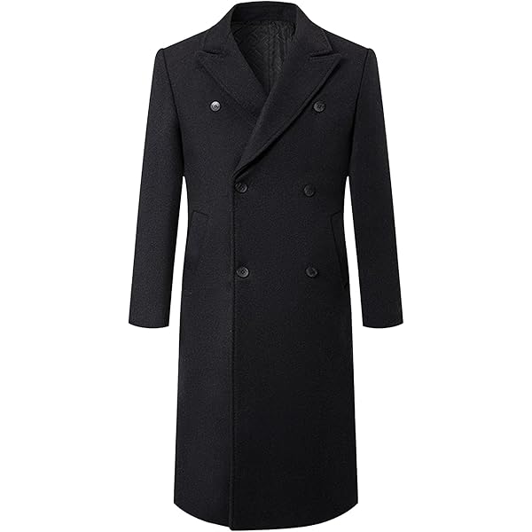 ジャケット・アウター Beaver Wool Double Breasted Overcoat Textured Wool-Blend Double-Breasted Coat in Jackets